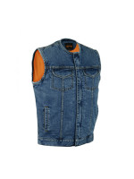 gilet jeans uomo