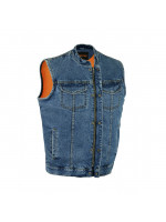 gilet jeans uomo