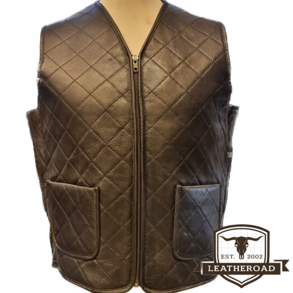 Gilet in pelle artigianale