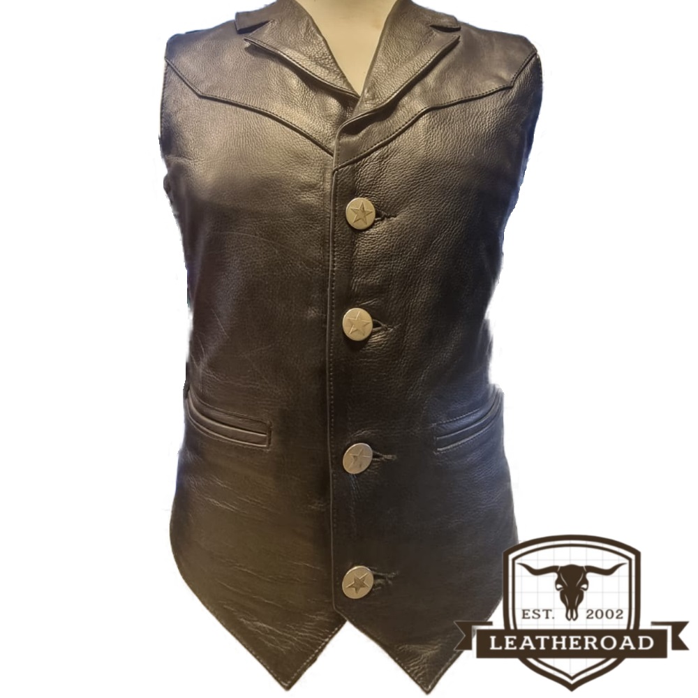 Gilet in pelle artigianale Unisex