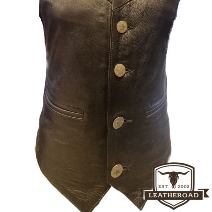 Gilet in pelle artigianale Unisex