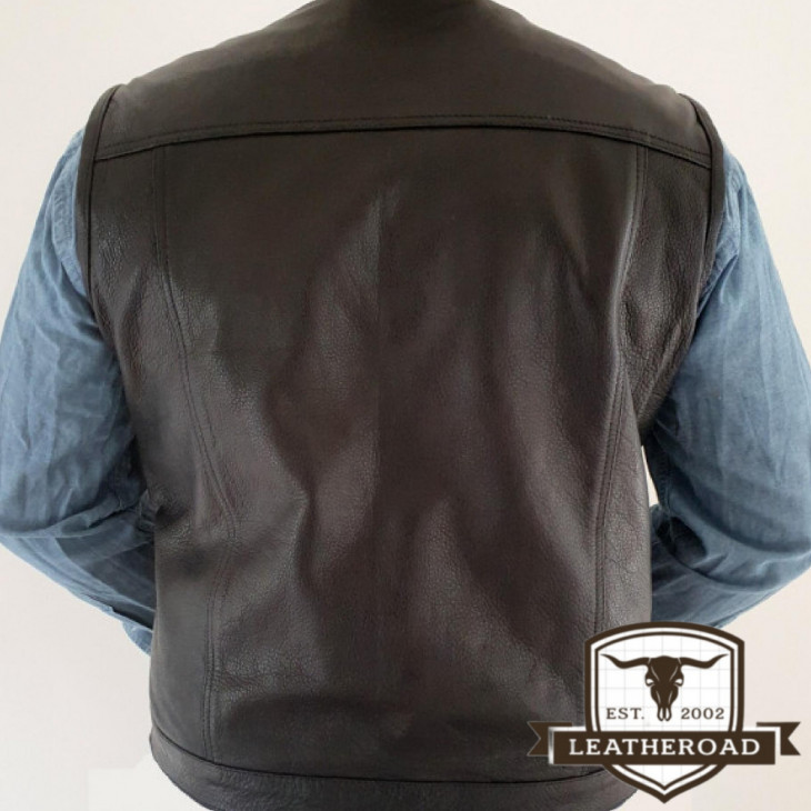 Gilet in pelle artigianale