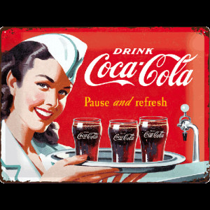 Coca/Cola / 1960 red/white / Waitress