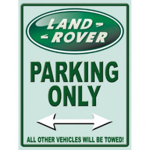 land-rover-Parking-only