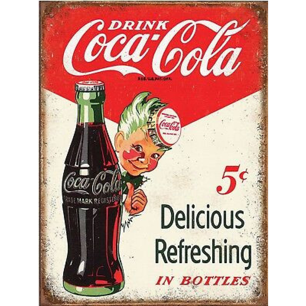 Coca Cola Coke 5 Cents Bottles