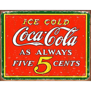 Coca-Cola As Always 5 Cents