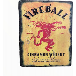 Fireball Label Cinnamon Whiskey