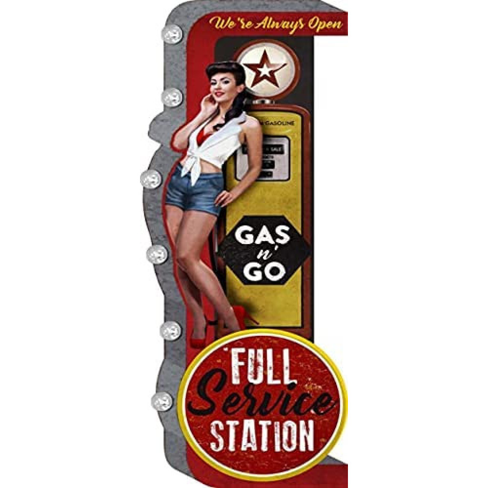 Full Service Station Pin-Up