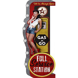Full Service Station Pin-Up
