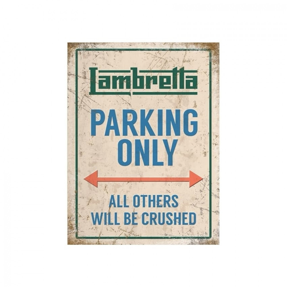 Lambretta Parking Only