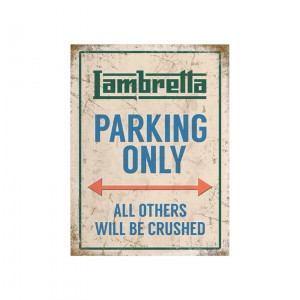 Lambretta Parking Only