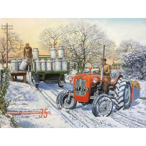 Massey Ferguson 35 Trevor Mitchell Artwork Dangler -