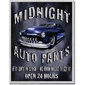 Midnight Auto Parts Hot Rod Garage Shop