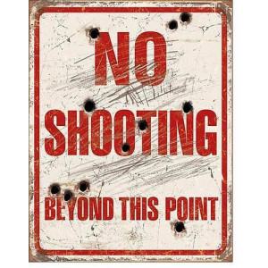 NO SHOOTING BEYOND THIS POINT