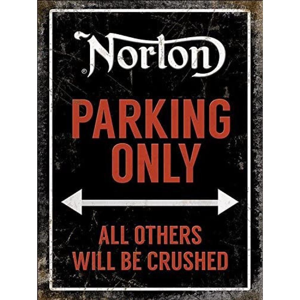 Norton Motorbike parking only