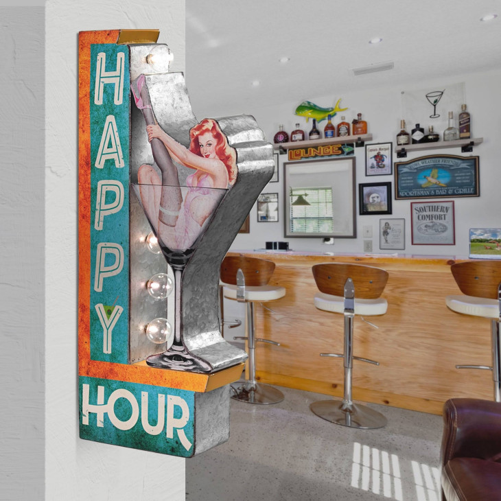 HAPPY HOURS INSEGNA LED 