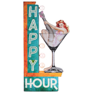 HAPPY HOURS INSEGNA LED 