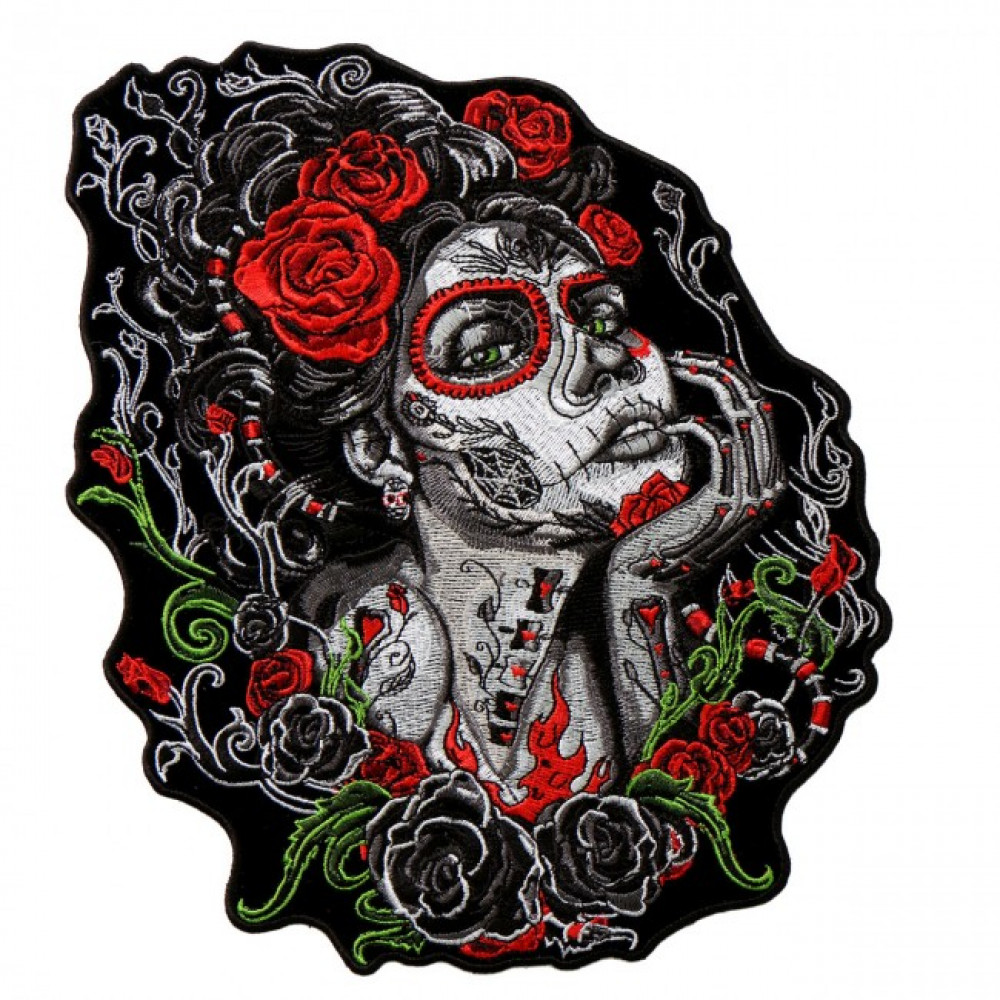 Patch Sugar Skull Woman