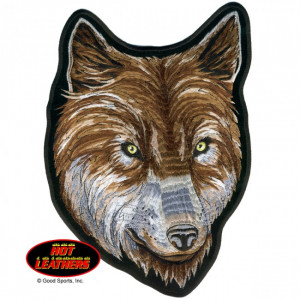 Patch wolf face