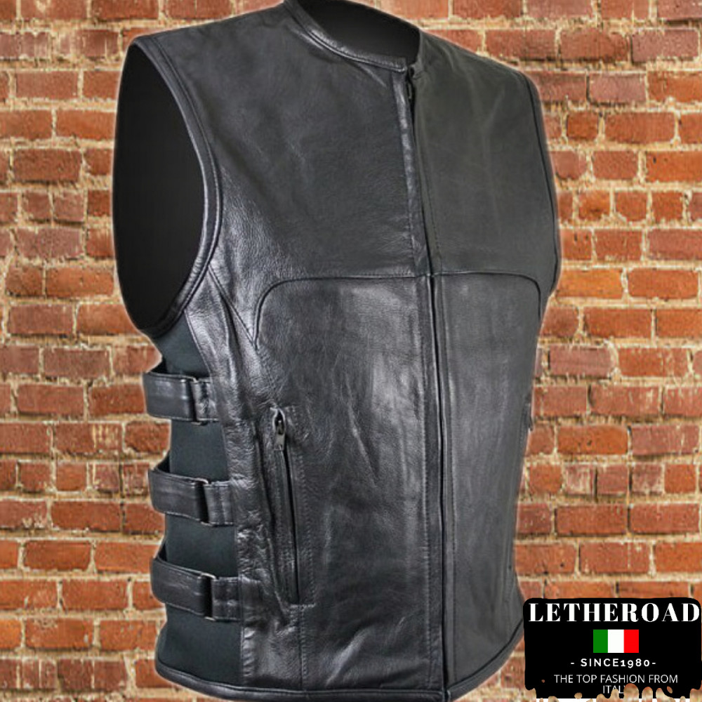 Gilet in pelle artigianale