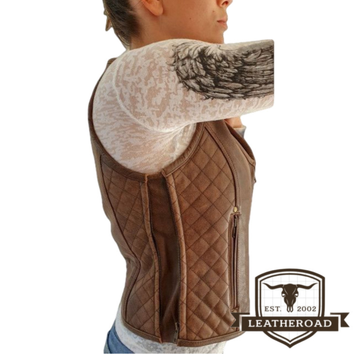 Gilet in pelle artigianale