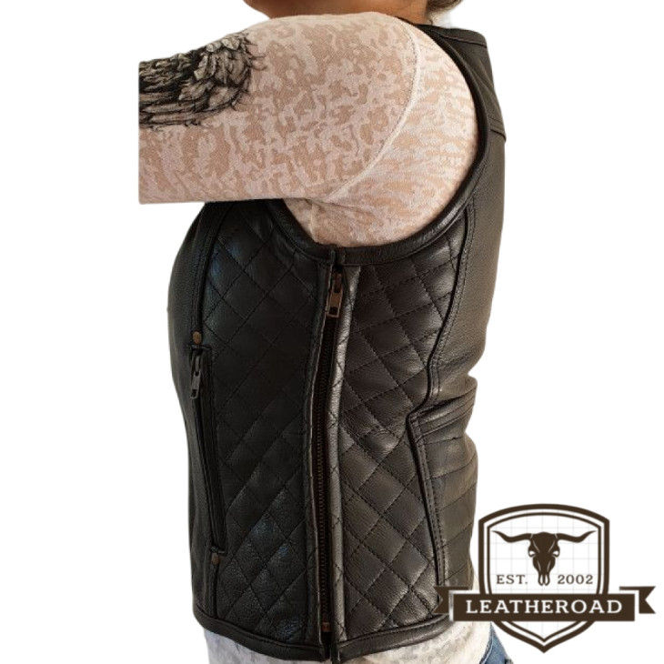 Gilet in pelle artigianale